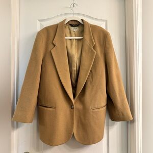 Vintage L.L. Bean Women's Camel Blazer